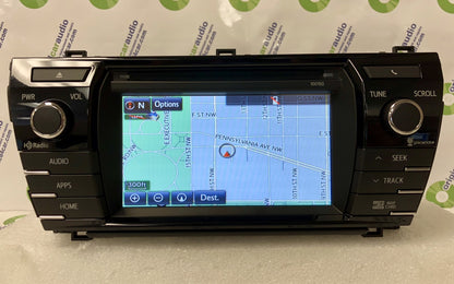 2014 2015 2016 Toyota Corolla OEM Navigation Touchscreen Gracenote XM Satellite MP3 CD Receiver