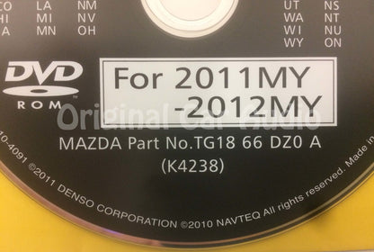 2009 2010 2011 Mazda OEM DVD Navigation System Disc A TE69 66 DZ0 A (K4238)