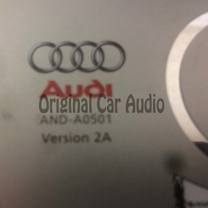 2005 2006 2007 Audi OEM Navigation System Plus DVD AND-A0501 Version 2A