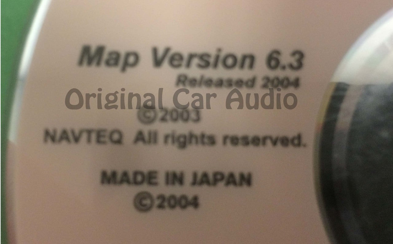 2004 2005 2006 Infiniti Nissan Navigation System Map Data DVD 25920 CR924