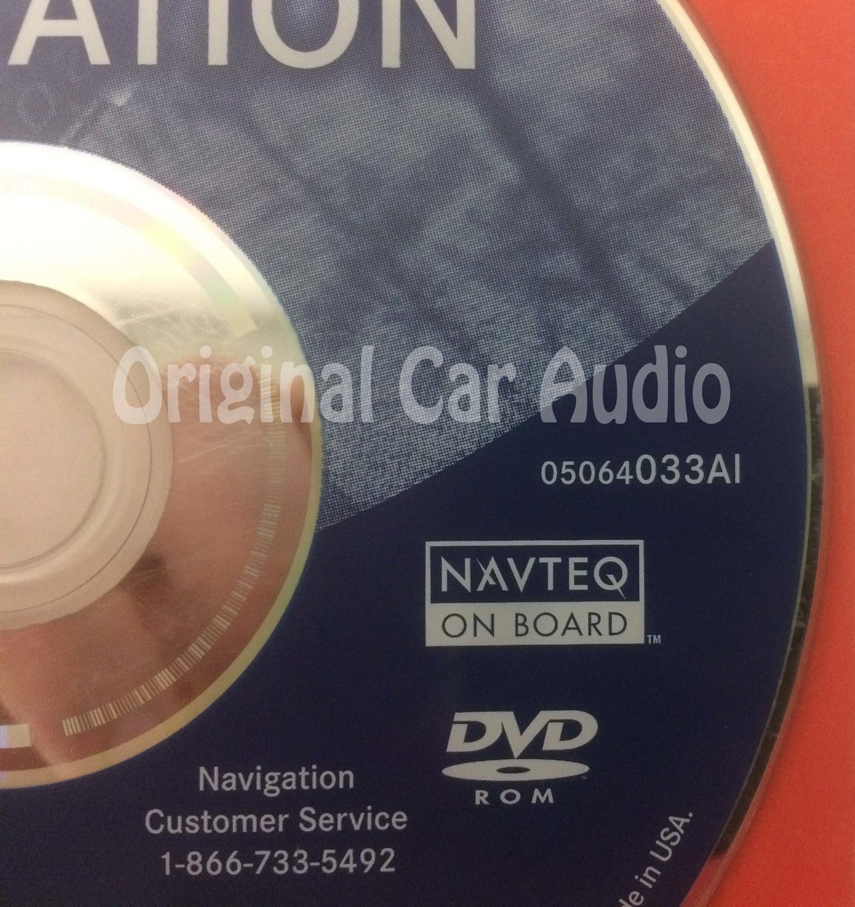 2004 - 2008 Jeep Commander Grand Cherokee Liberty OEM Navigation Map DVD 05064033AI