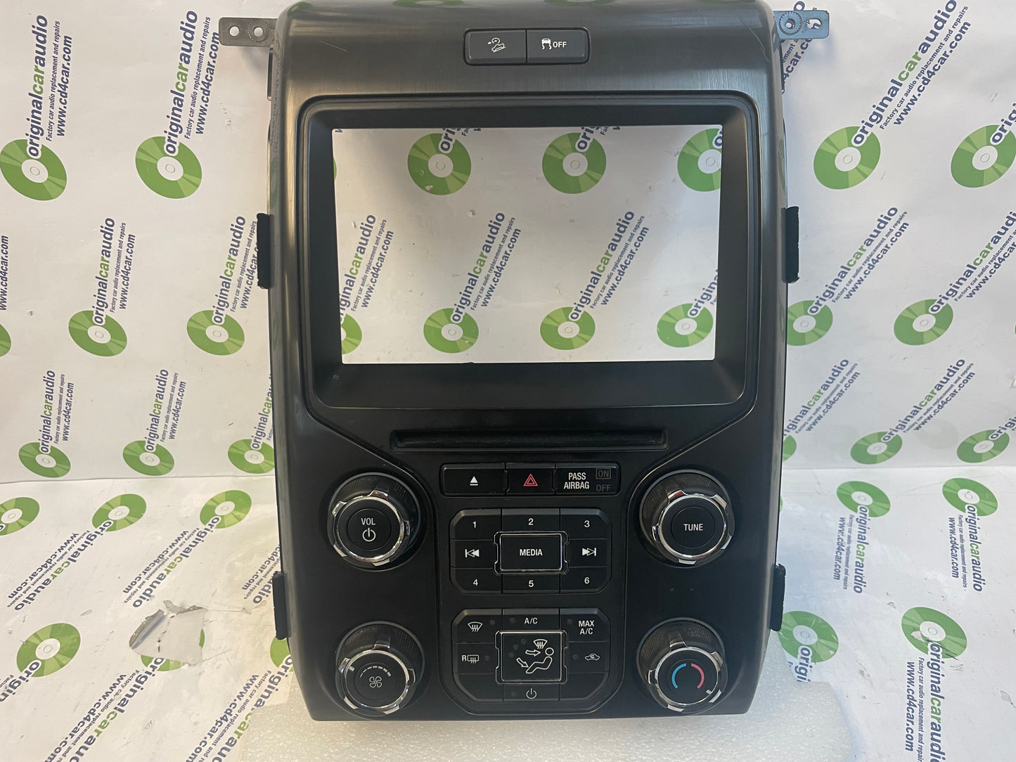 2013 - 2014 FORD RAPTOR F150 8" Touch Screen Radio Bezel Climate Control Panel FACEPLATE ONLY
