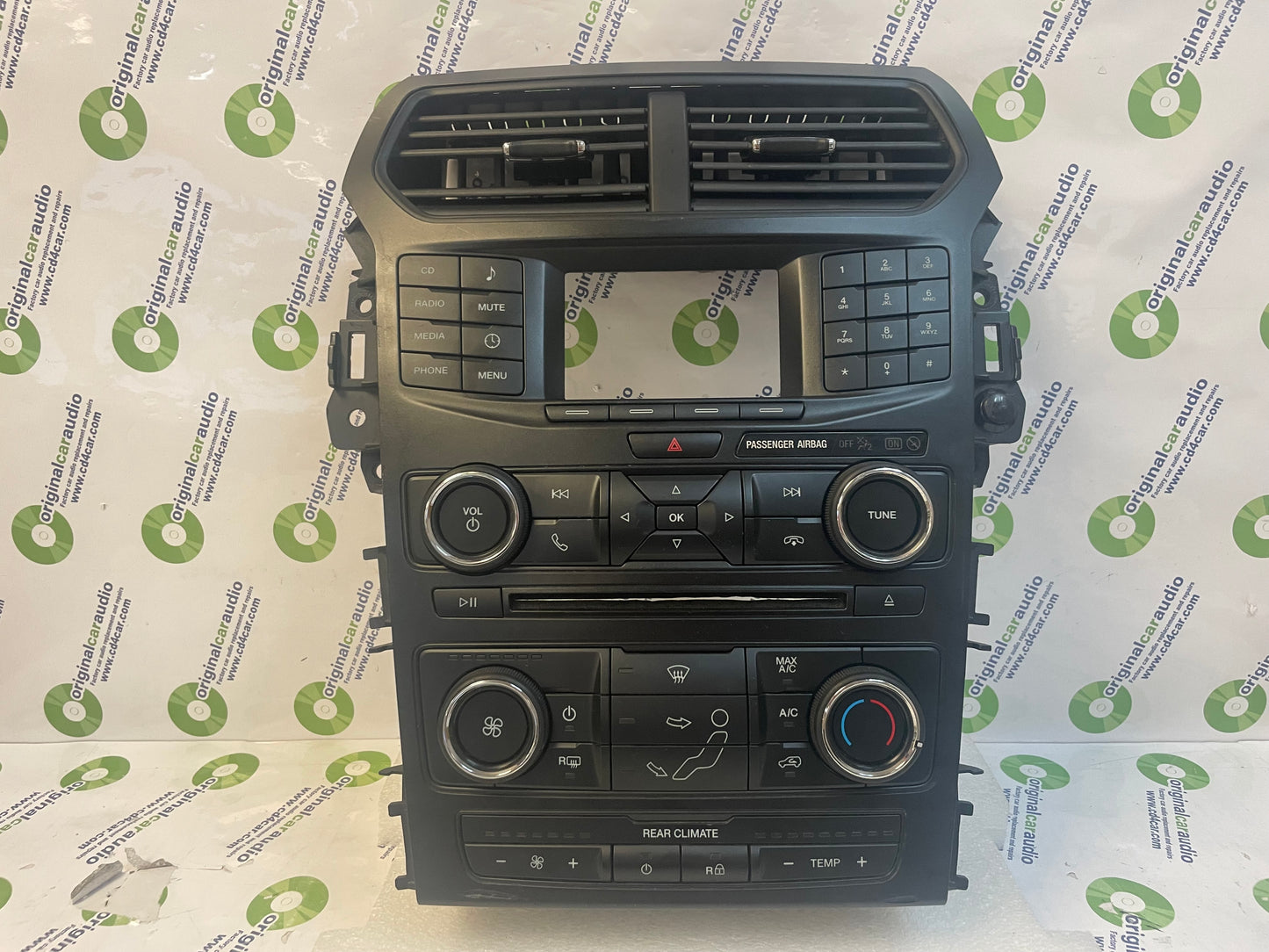 2016-2018 FORD EXPLORER RADIO CD AC CONTROL PANEL FACE PLATE ONLY OEM