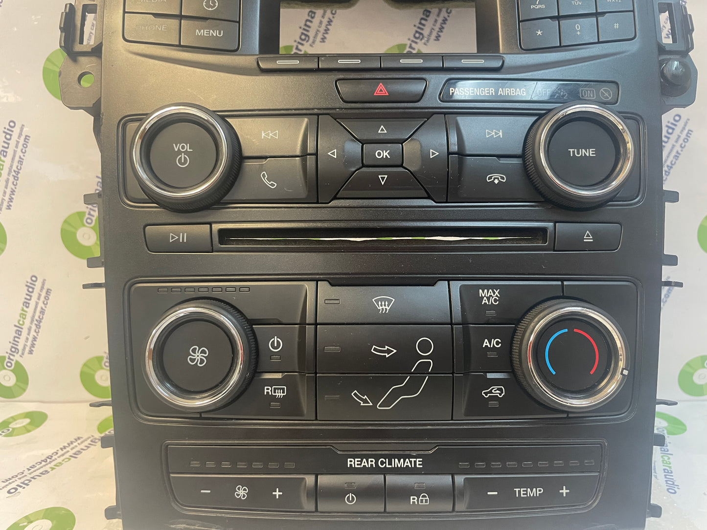 2016-2018 FORD EXPLORER RADIO CD AC CONTROL PANEL FACE PLATE ONLY OEM