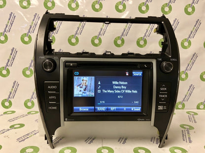 New 2012 2013 2014 Toyota Camry Touch Screen Navigation GPS HD Radio CD Player 100203