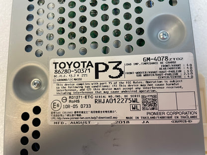 2018 - 2021 Lexus LS500 LS500H Pioneer OEM AM FM Radio Amplifier Amp