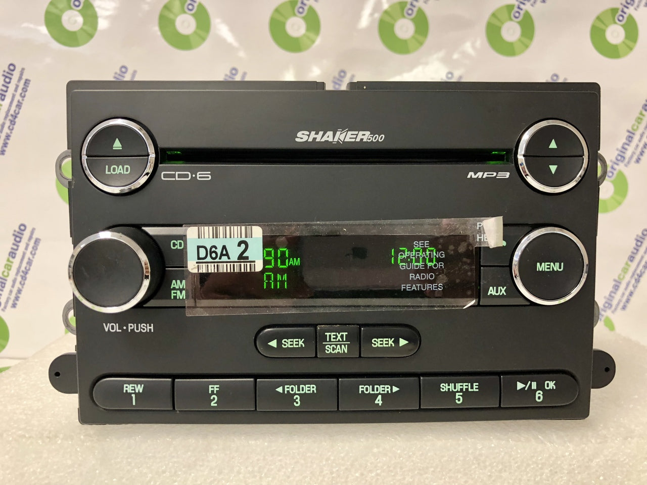 2007 2008 2009 Ford Factory Mustang OEM Shaker 500 SAT Radio 6 Disc Changer CD Player