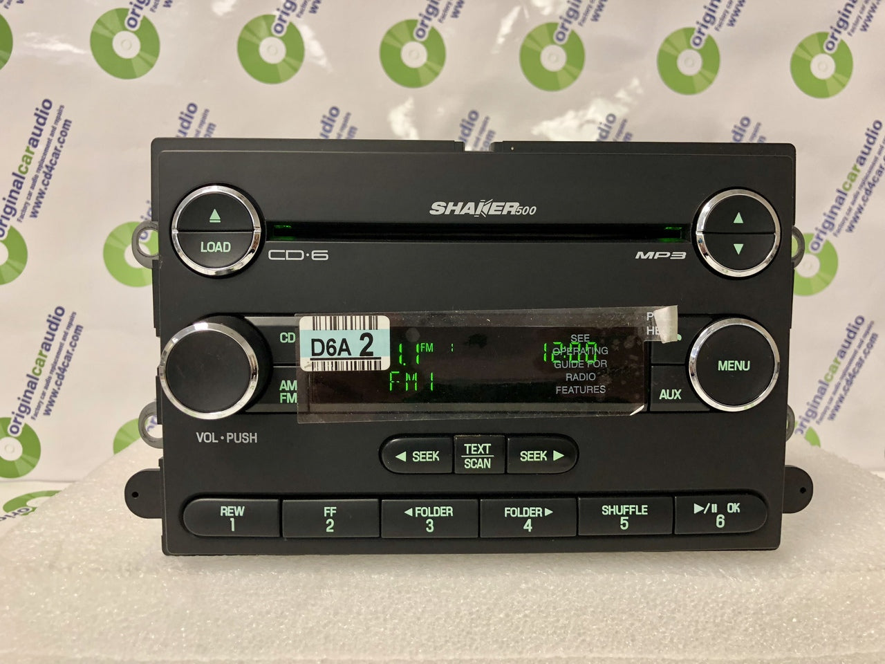 2007 2008 2009 Ford Factory Mustang OEM Shaker 500 SAT Radio 6 Disc Changer CD Player