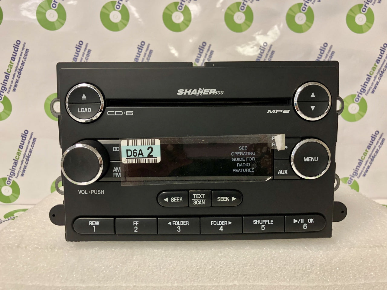 2007 2008 2009 Ford Factory Mustang OEM Shaker 500 SAT Radio 6 Disc Changer CD Player