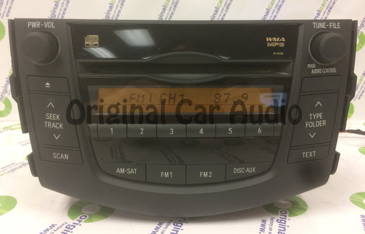 2009 2010 Toyota RAV4 OEM AM FM CD Player Receiver A11838