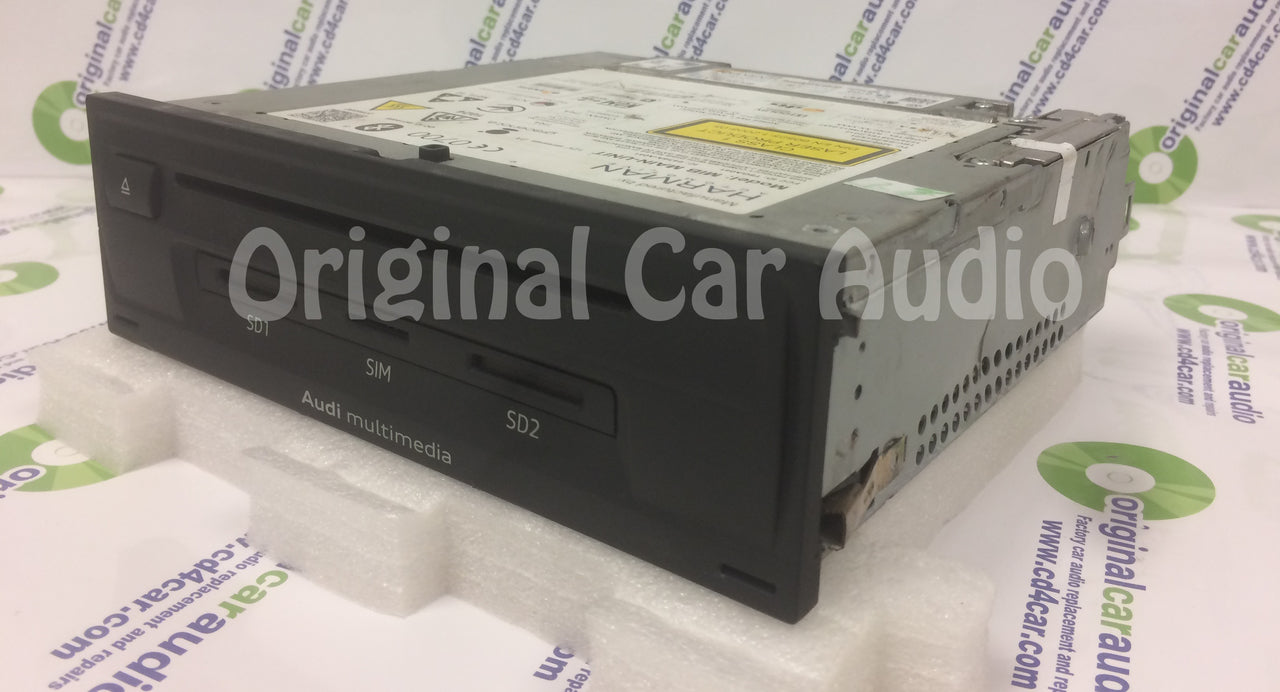 2015 2016 2017 Audi Q7 OEM Multimedia SIM SD CD Player Control Unit
