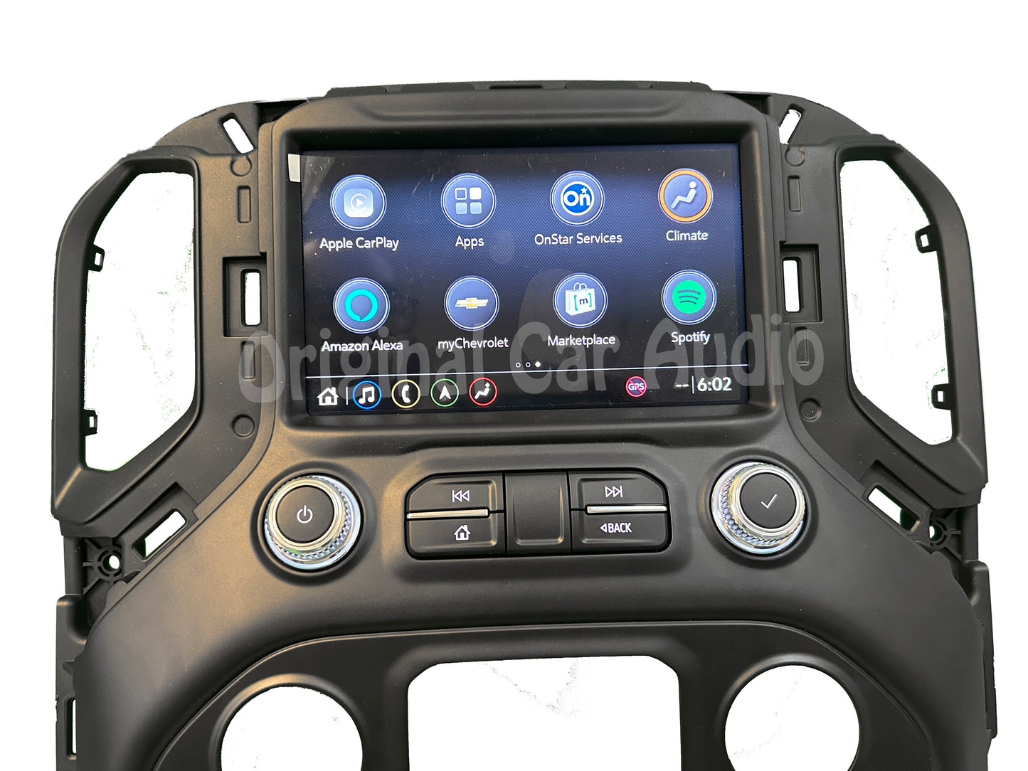 New 2019 - 2023 Chevy GMC Sierra 1500 2500 3500 OEM Bezel 8" Display Screen Radio Control Panel