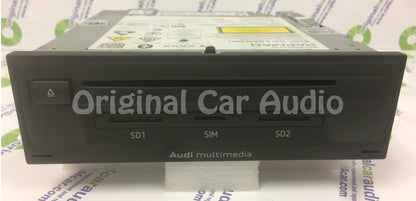 2015 2016 2017 Audi OEM Q7 Multimedia SIM SD CD Player Control Unit