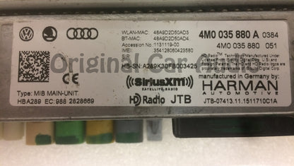 2015 2016 2017 Audi OEM Q7 Multimedia SIM SD CD Player Control Unit