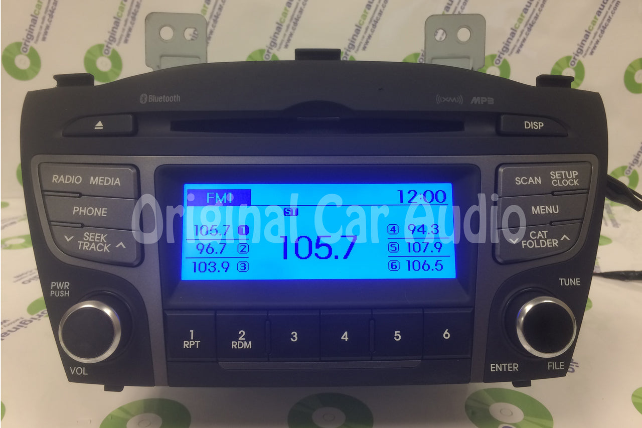 2014 2015 Hyundai Tucson OEM AM FM Bluetooth XM MP3 CD Player Receiver