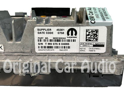 Refurbished 2018 - 2022 Ram 1500 2500 OEM Touch Screen Navigation Multi Media Car Play Android Auto Radio Receiver UCQ CANADIAN SPEC