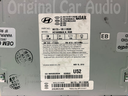 Refurbished 2015 Hyundai Accent Factory OEM XM Radio MP3 and CD player