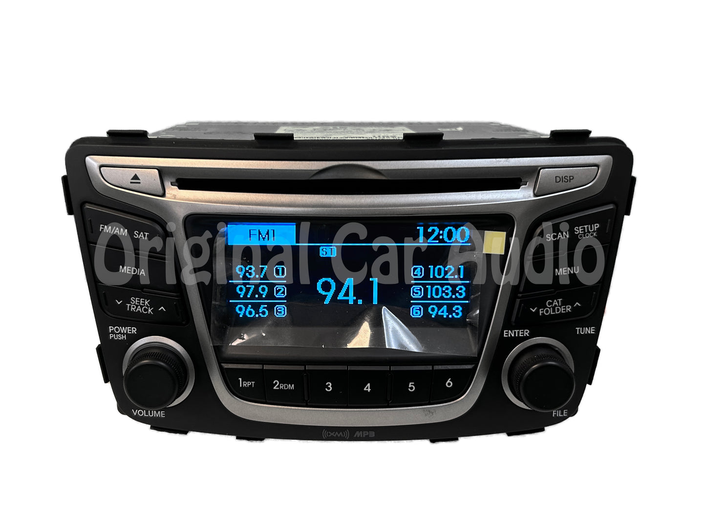 Refurbished 2015 Hyundai Accent Factory OEM XM Radio MP3 and CD player