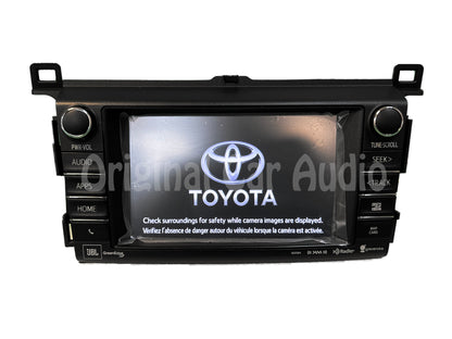 Refurbished 2015 - 2018 Toyota Rav4 OEM JBL Entune Navigation Gracenote SAT HD Radio 100576