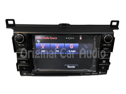 Refurbished 2015 - 2018 Toyota Rav4 OEM JBL Entune Navigation Gracenote SAT HD Radio 100576