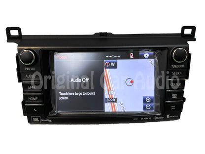 Refurbished 2015 - 2018 Toyota Rav4 OEM JBL Entune Navigation Gracenote SAT HD Radio 100576