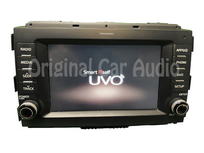 2017 - 2018 Kia Sedona OEM UVO Multi Media Apple Car Play Android Auto Bluetooth Touch Screen Radio Receiver