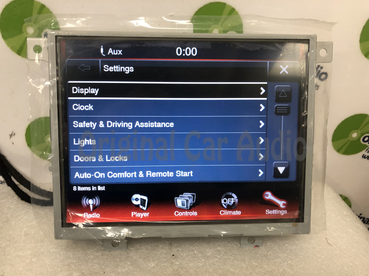 Refurbished 2011 - 2017 Dodge Journey OEM 8.4" Navigation Touch Screen Display Monitor Panel Without BEZEL
