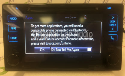 2016 16 Toyota Tacoma OEM AM FM Navigation Gracenote Non-JBL Radio Receiver