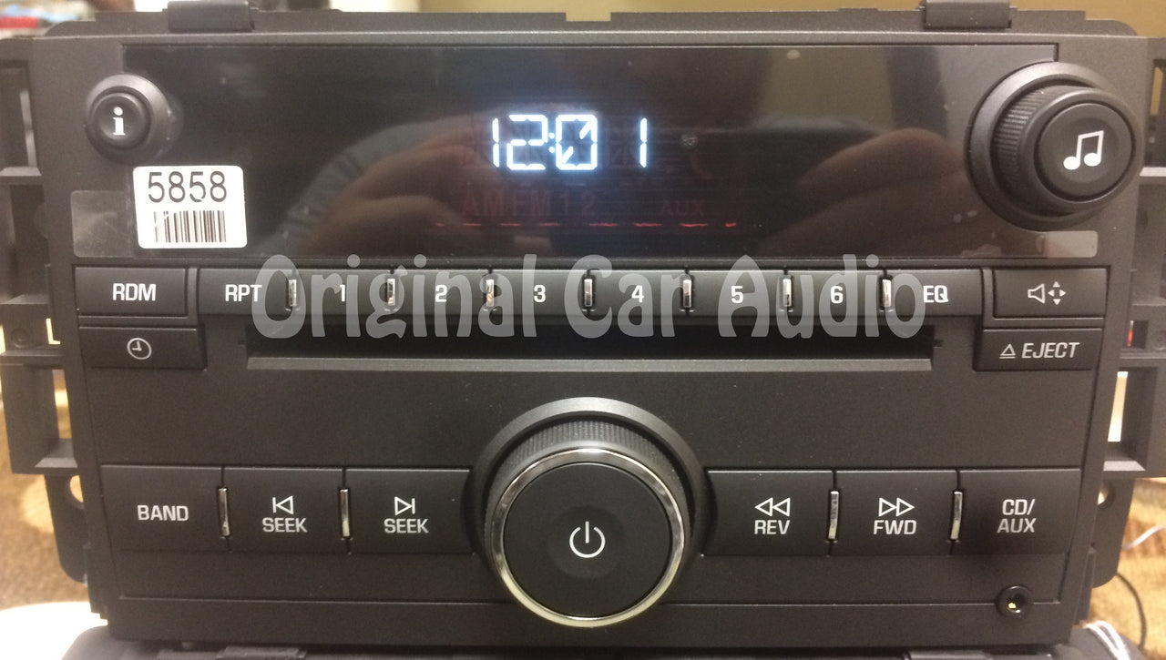 Unlocked 2007 2008 Chevy Pontiac Torrent OEM AM FM Radio CD Player Receiver U1C, 15945858, 22736966