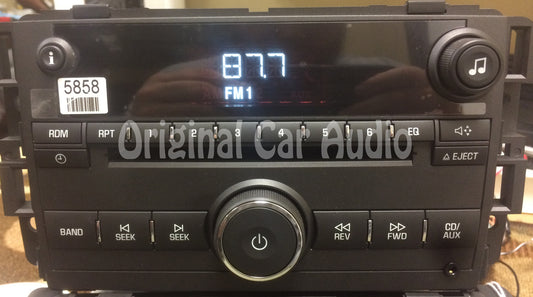 Unlocked 2007 2008 Chevy Pontiac Torrent OEM AM FM Radio CD Player Receiver U1C, 15945858, 22736966