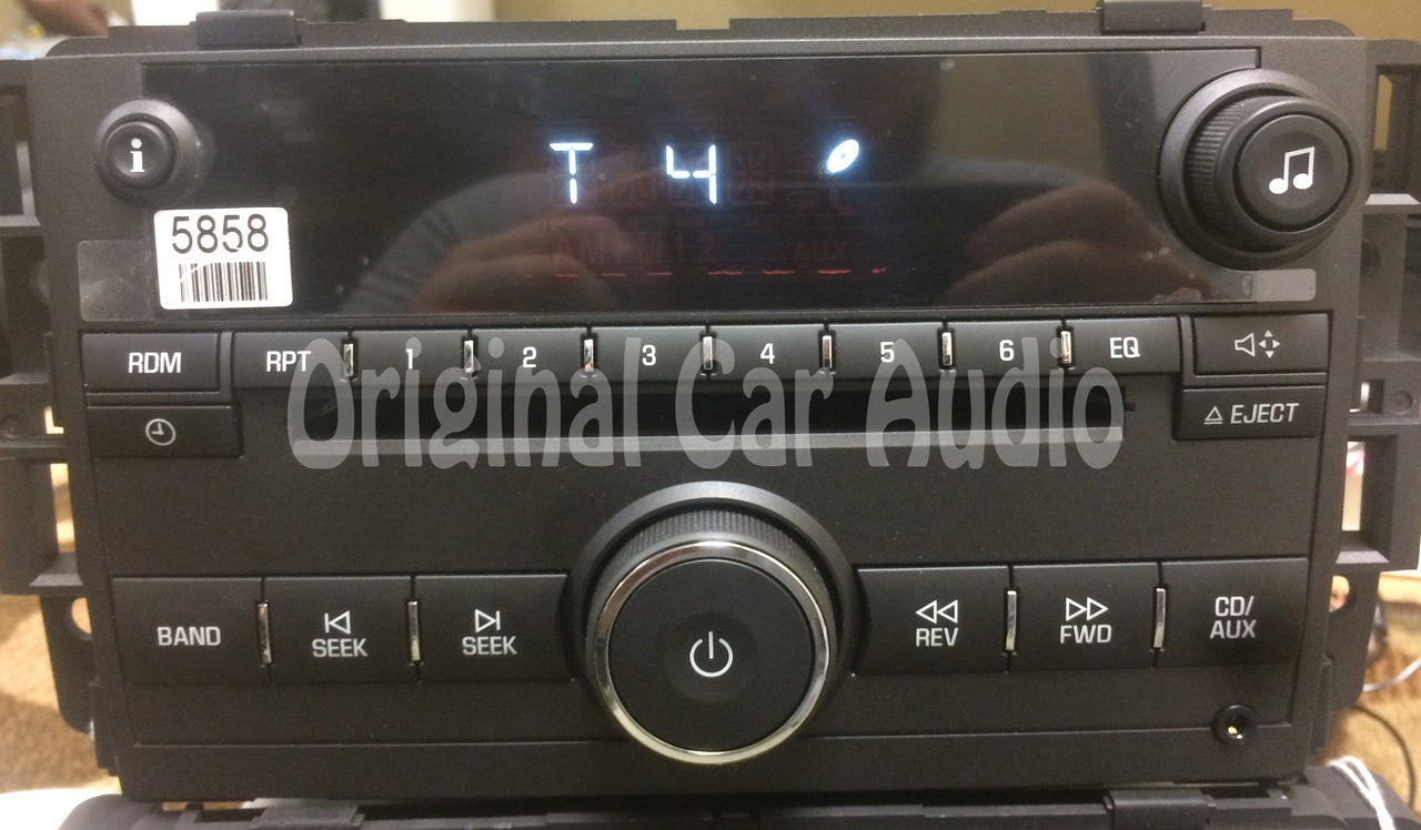 Unlocked 2007 2008 Chevy Pontiac Torrent OEM AM FM Radio CD Player Receiver U1C, 15945858, 22736966