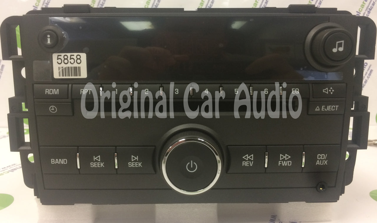 Unlocked 2007 2008 Chevy Pontiac Torrent OEM AM FM Radio CD Player Receiver U1C, 15945858, 22736966