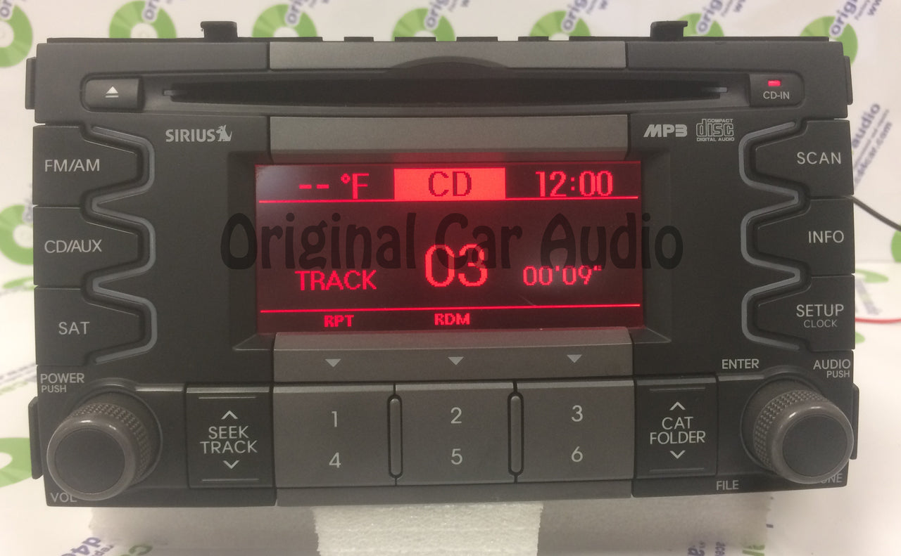 2010 2011 Kia Soul OEM AM FM Radio CD Player w/ Amplifier 96140 2K300
