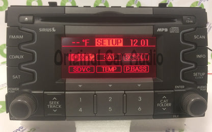 2010 2011 Kia Soul OEM AM FM Radio CD Player w/ out Amplifier
