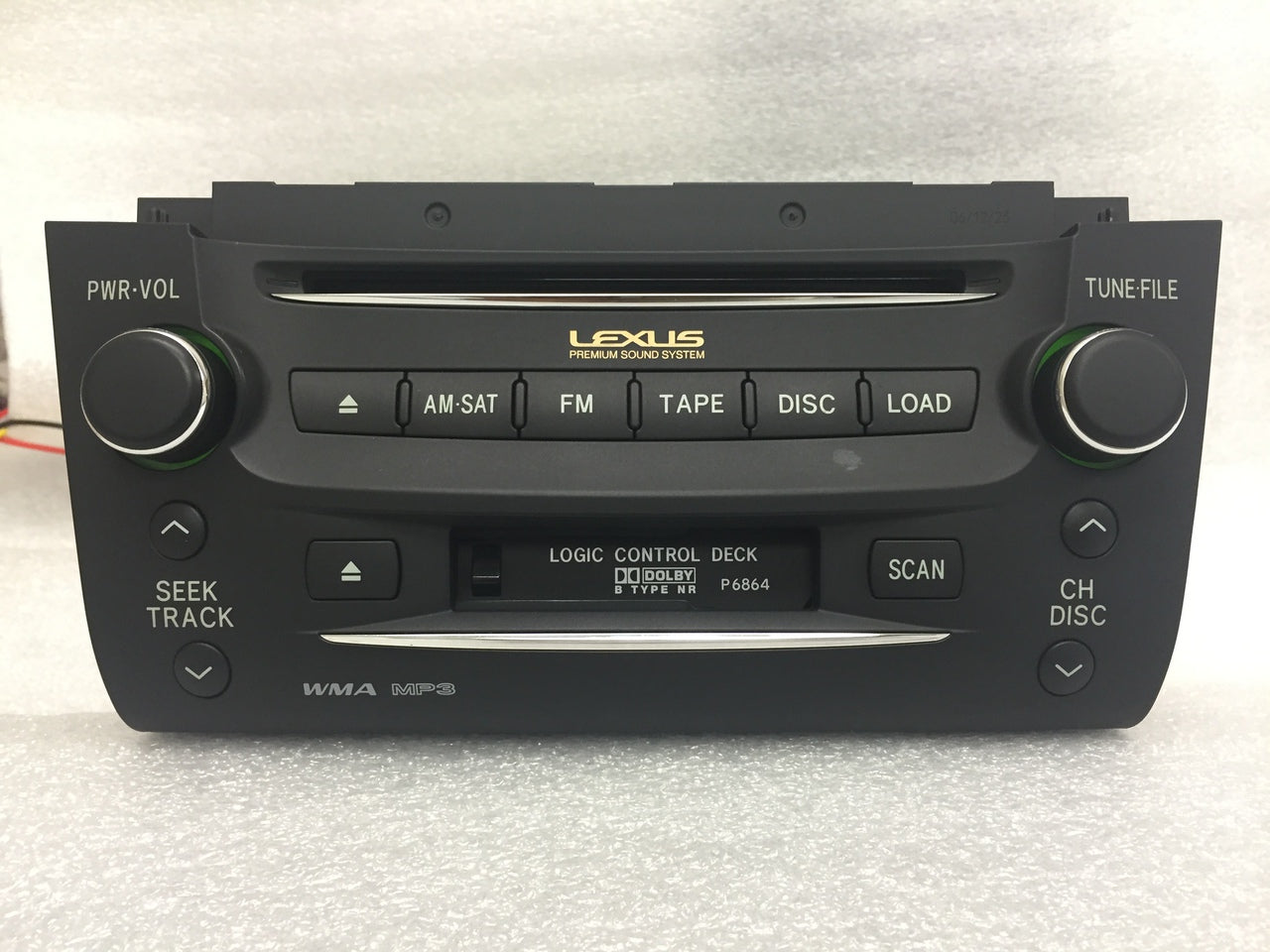 2007 Lexus GS350 GS430 OEM Navigation AM FM Radio 6 CD Player Receiver BLACK P6865, P6864, P6868