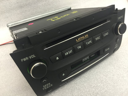 2007 Lexus GS350 GS430 OEM Navigation AM FM Radio 6 CD Player Receiver BLACK P6865, P6864, P6868