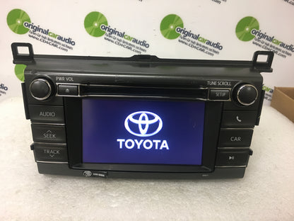 2013 - 2016 Toyota Rav4 Rav-4 CD Player BLUETOOTH Radio Display Screen 100067 BLEMISHED