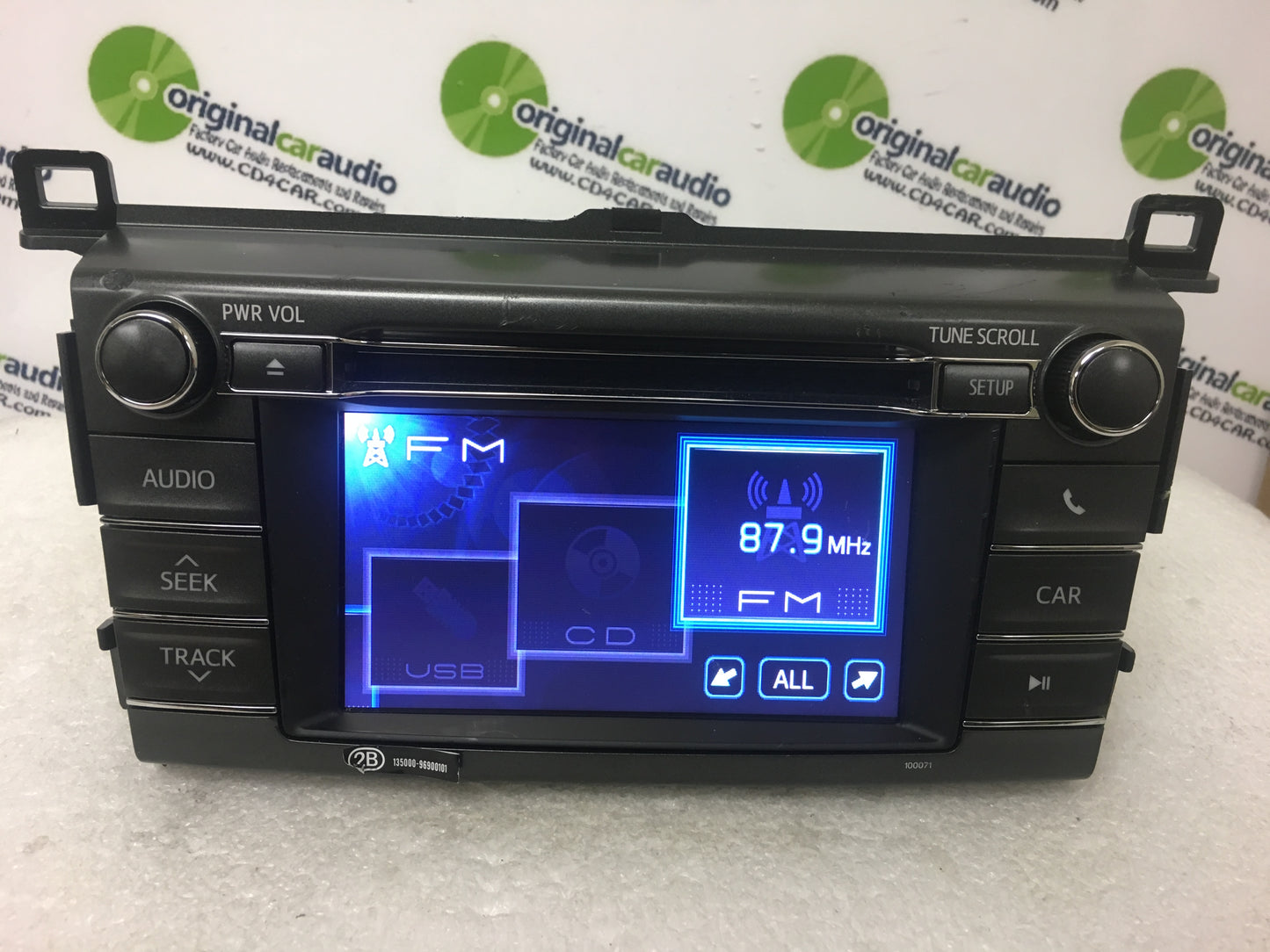 2013 - 2016 Toyota Rav4 Rav-4 CD Player BLUETOOTH Radio Display Screen 100067 BLEMISHED