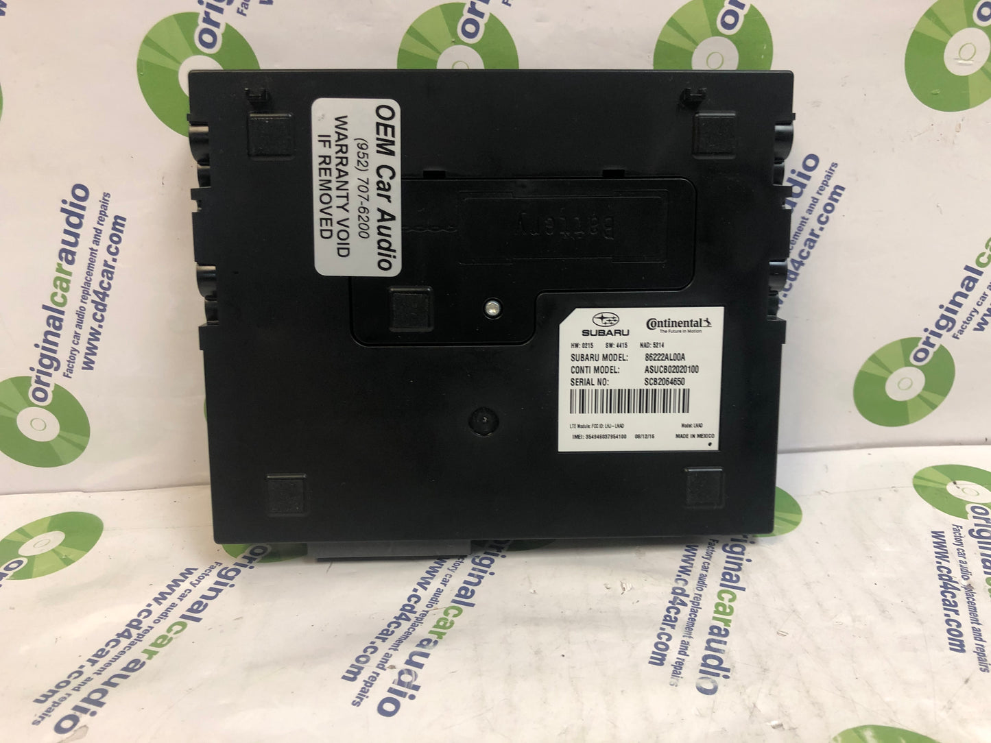 2016-2019 Subaru Legacy Outback OEM Bluetooth Communication Control Module