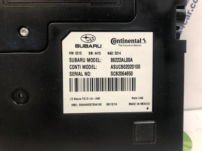 2016-2019 Subaru Legacy Outback OEM Bluetooth Communication Control Module