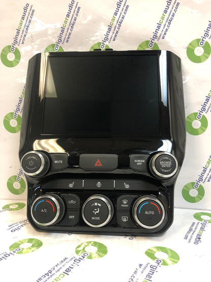 Refurbished 2019 - 2020 RAM DODGE OEM 8.4 Navigation Display Screen Temperature Dual Climate Control Panel Bezel