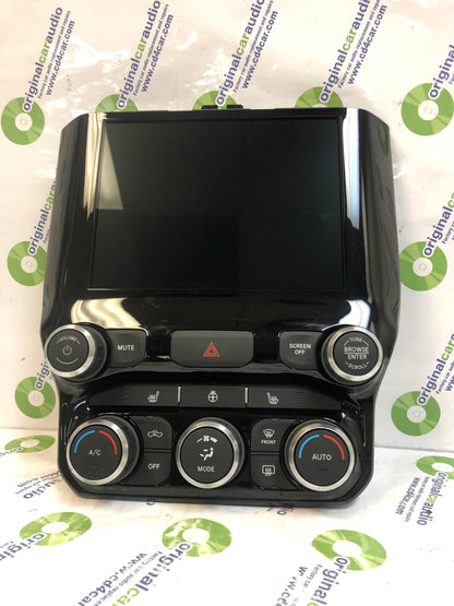 2019 - 2020 RAM DODGE OEM 8.4 Navigation Display Screen Temperature Dual Climate Control Panel Bezel