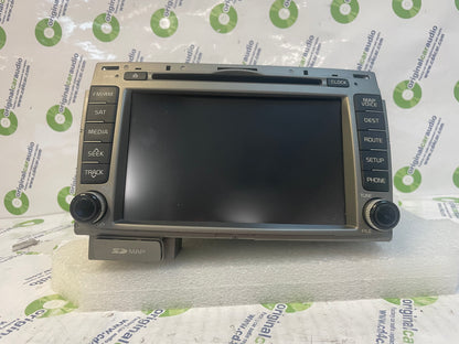 2015 Kia Sportage OEM Navigation AM FM Radio SD Card CD Player Receiver Grey