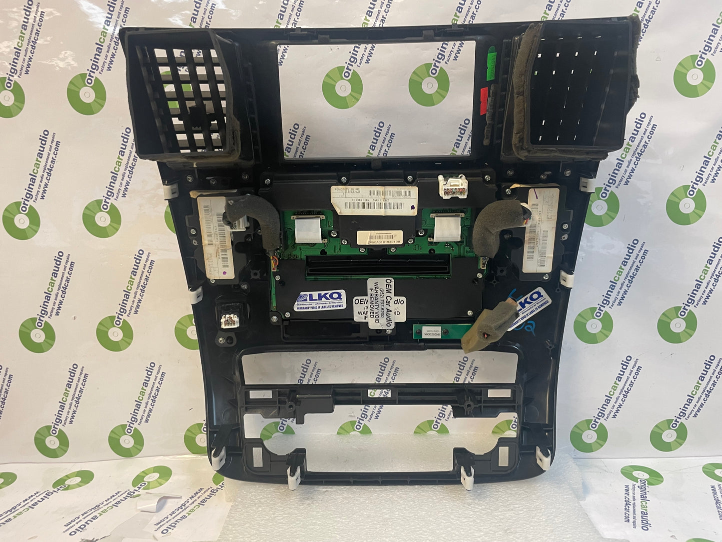 2017 - 2020 Nissan Armada OEM AM FM Radio Climate Control Panel Bezel Only