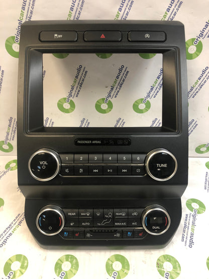 2019 Ford Expedition OEM 8' Touch Screen Display Dual Climate Heater AC Radio Control Panel Bezel
