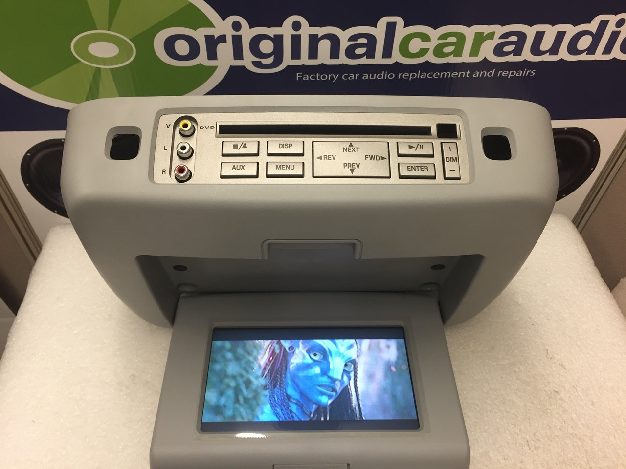 FORD Freestar MERCURY Monterey DVD Player LCD Display Screen Monitor Entertainment System OEM 2004 2005 2006 2007 34N1 SILVER/GRAY