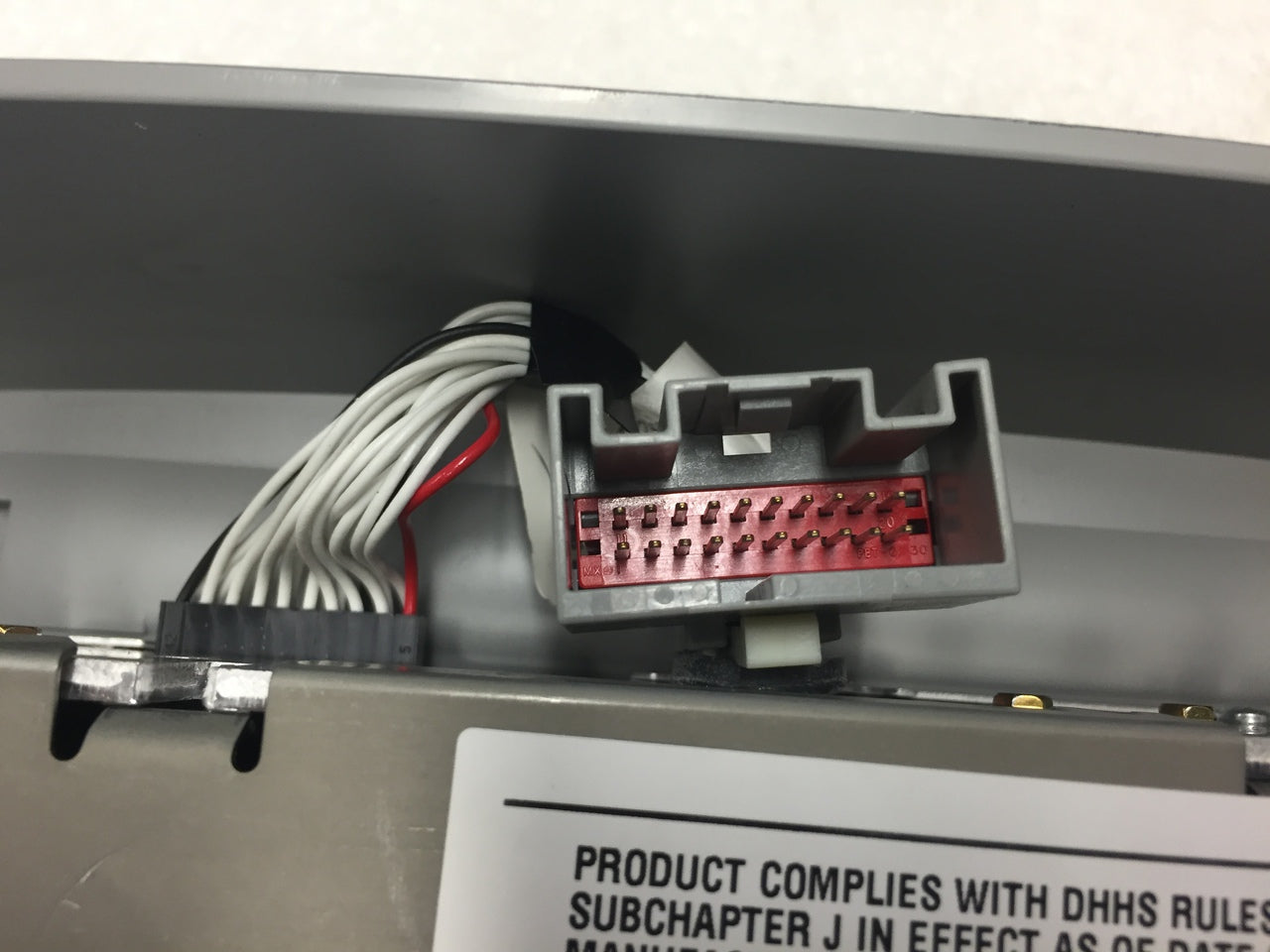 FORD Freestar MERCURY Monterey DVD Player LCD Display Screen Monitor Entertainment System OEM 2004 2005 2006 2007 34N1 SILVER/GRAY