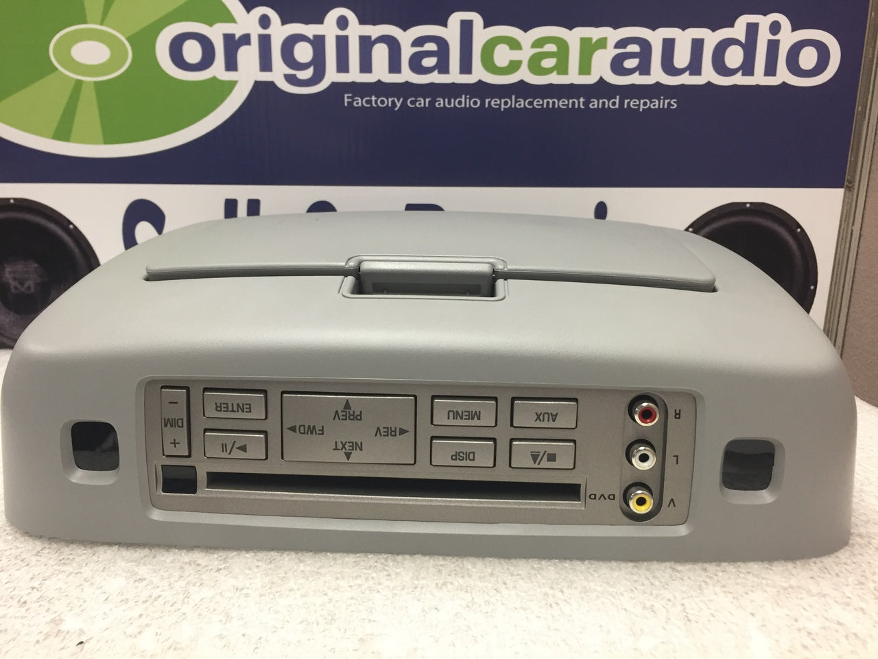 FORD Freestar MERCURY Monterey DVD Player LCD Display Screen Monitor Entertainment System OEM 2004 2005 2006 2007 34N1 SILVER/GRAY