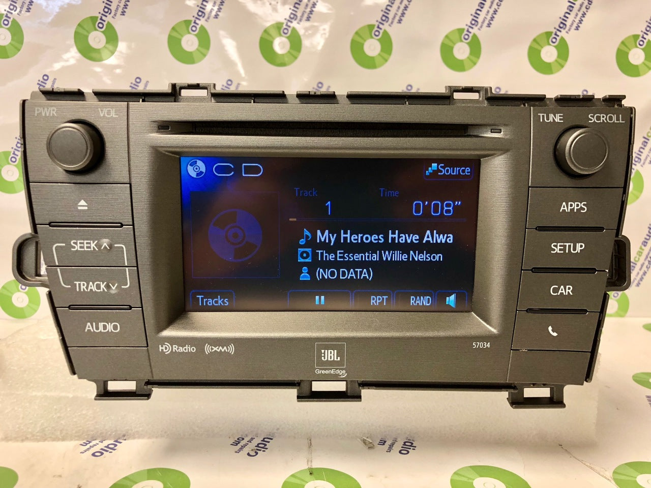 Refurbished 2011 - 2015 Toyota Prius JBL OEM Radio CD Player Green Edge HD radio 57034