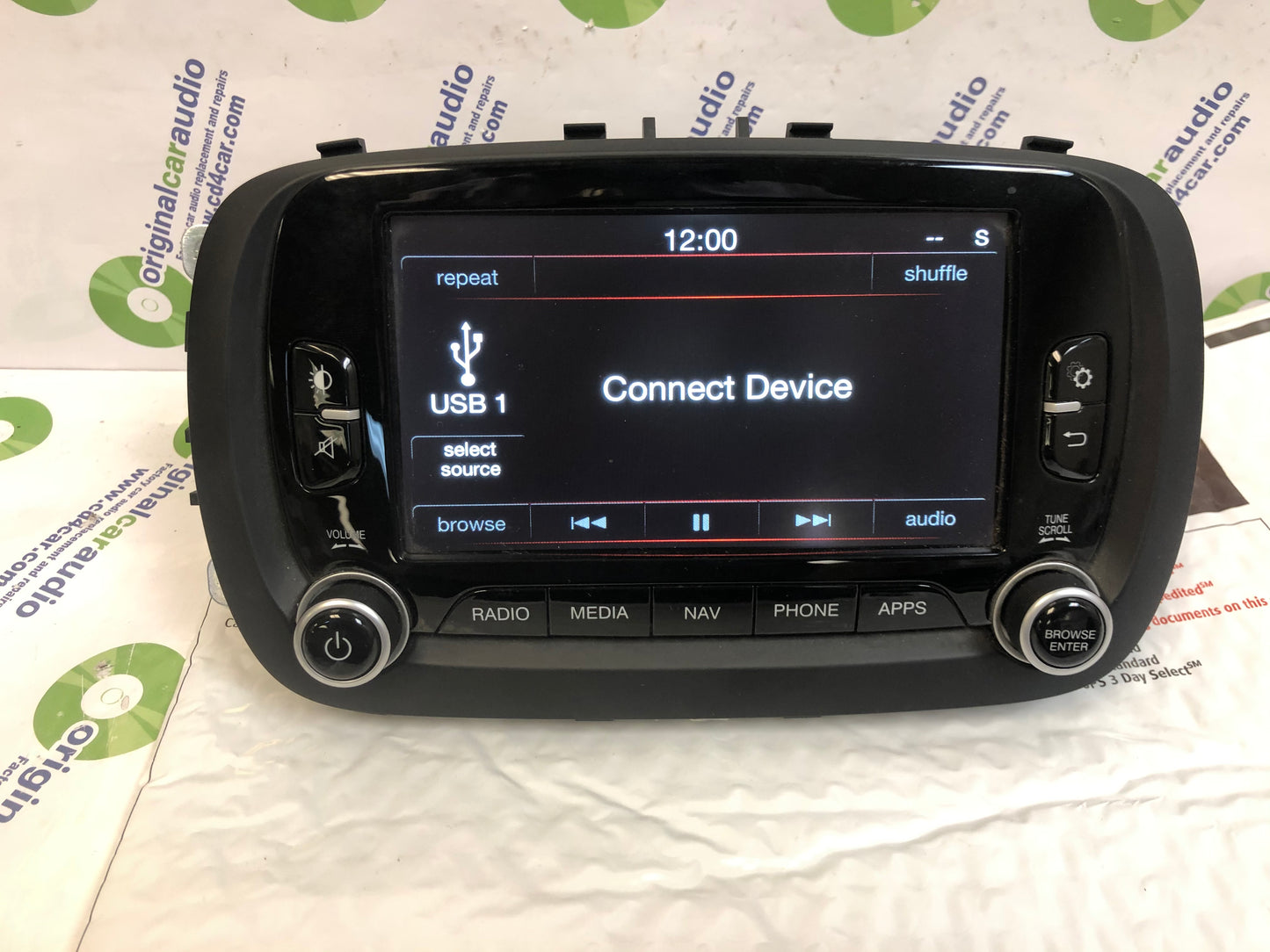 2016 - 2017 Fiat 500 OEM Navigation XM AM FM Radio Receiver VP4